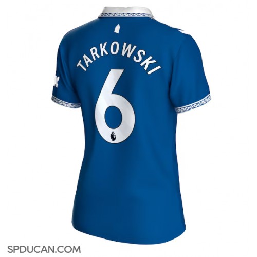 Zenski Nogometni Dres Everton James Tarkowski #6 Domaci 2023-24 Kratak Rukav